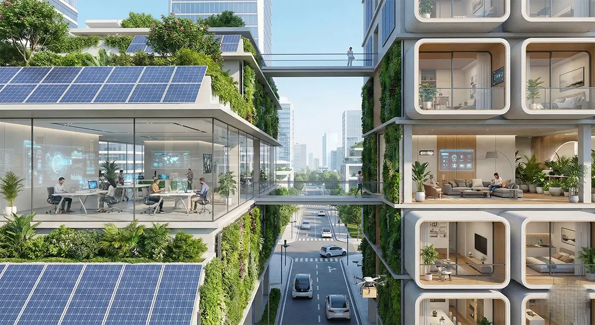 Hibrit Yaşam Alanları: Geleceğin Ofis ve Konut Modelleri